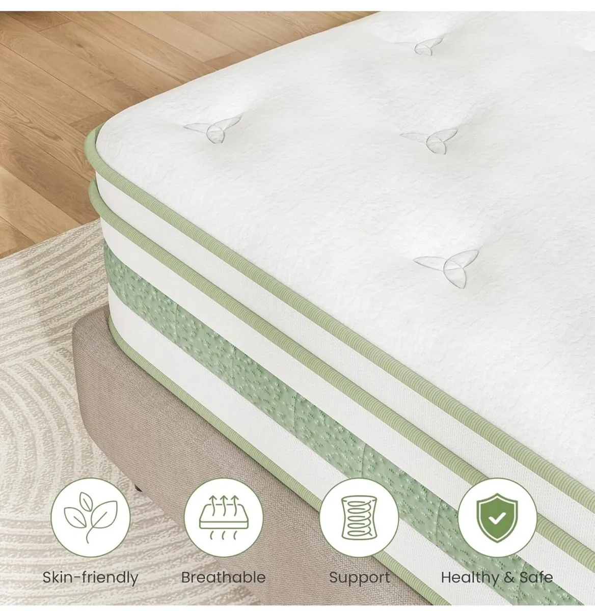 Small Double Mattress 4FT, 10 Inch Gel Memory Foam - Image 3