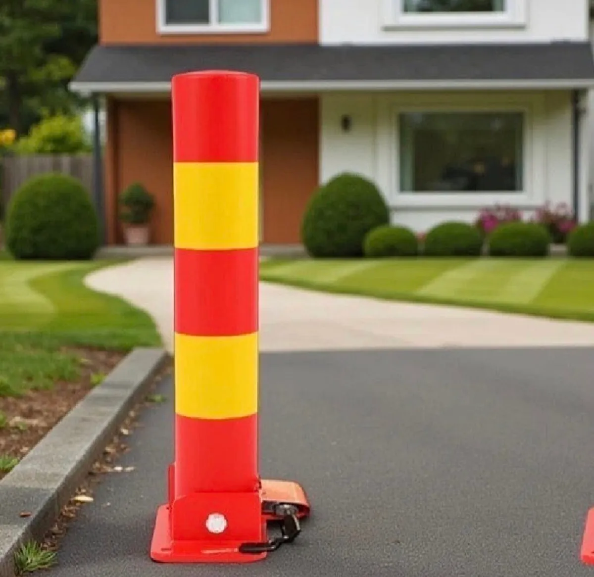 NEW Folding Locking Parking Bollard - Image 2
