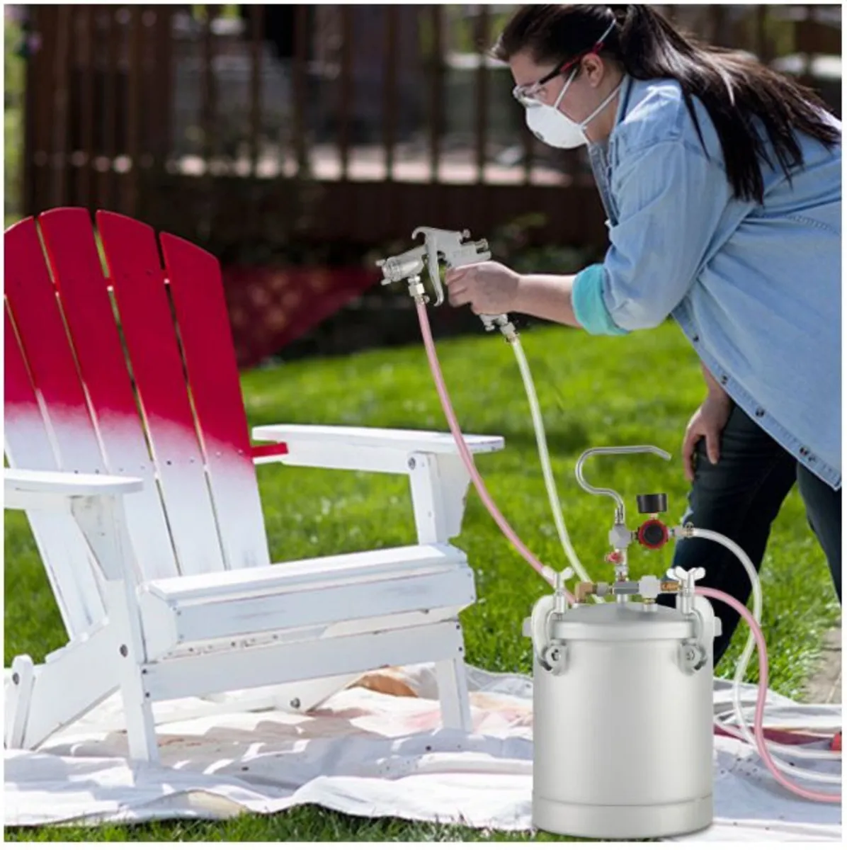 10L Heavy Duty Pressure Paint Pressure Tank - Image 4