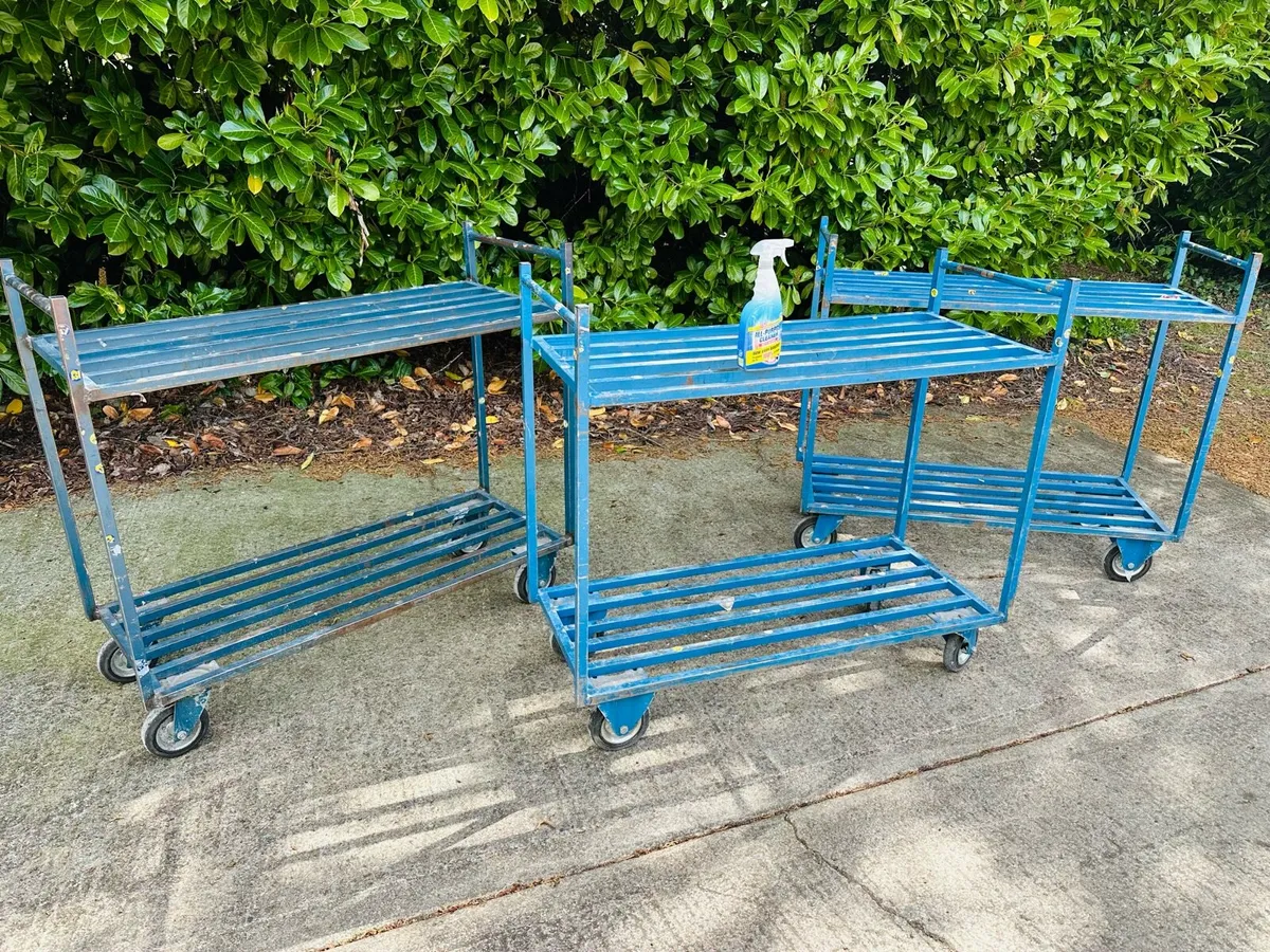 WAREHOUSE AND WORKSHOP TROLLEYS HEAVY DUTY - Image 4