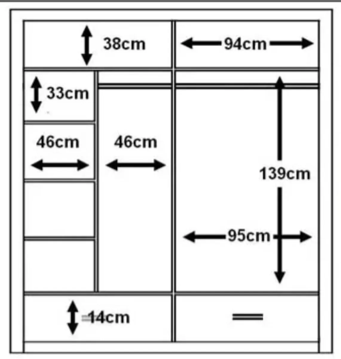 Alpha Sliderobe 2.0m White - Image 2