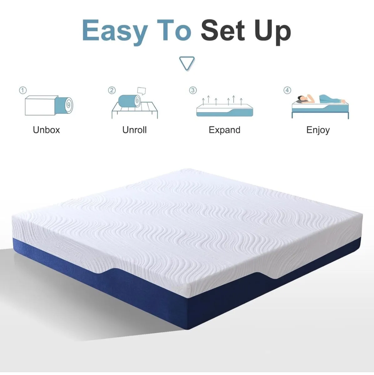 Small Double Mattress (120x190x20cm) – 20cm Medium - Image 1