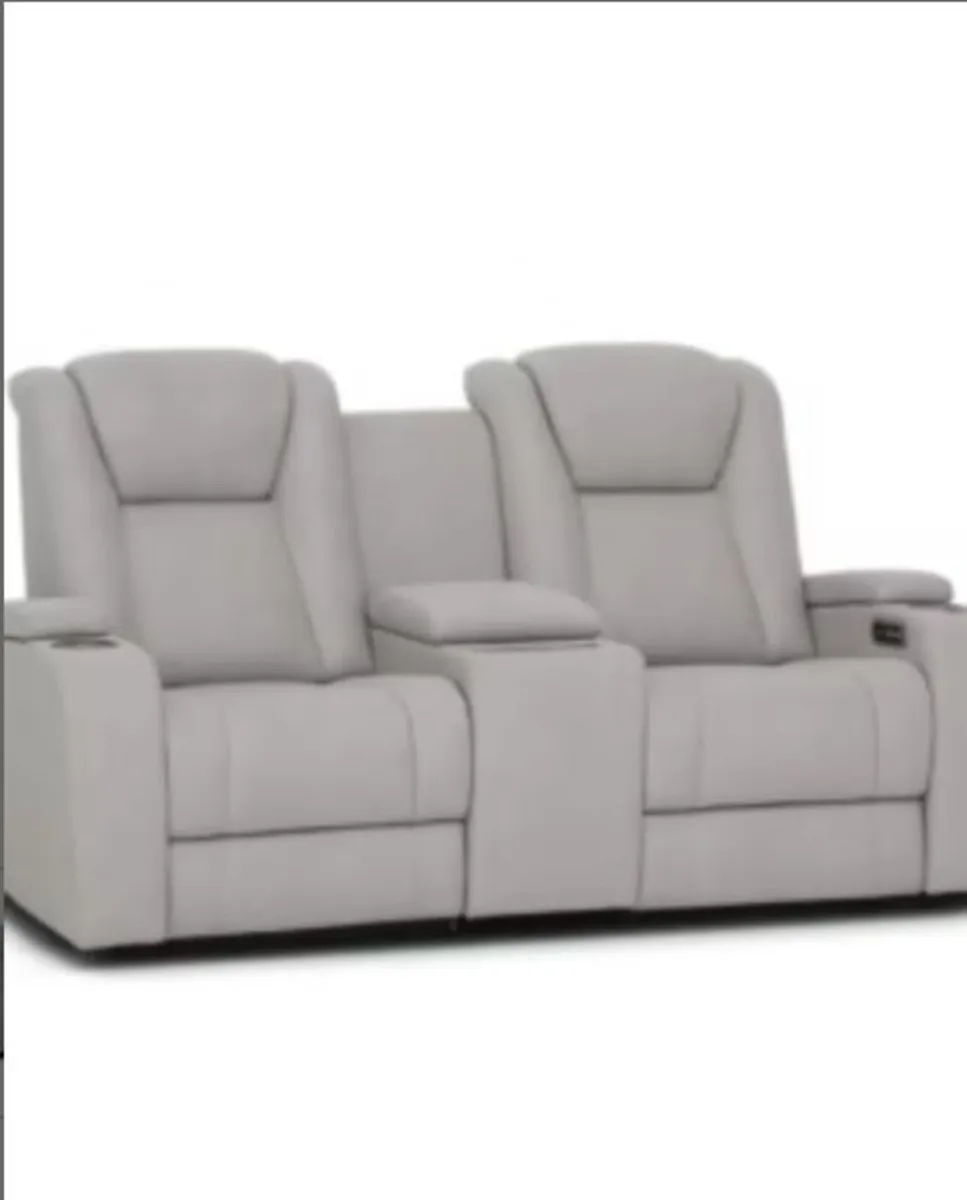 Jesse 2 Seater Electric Recliner & Console - Image 2