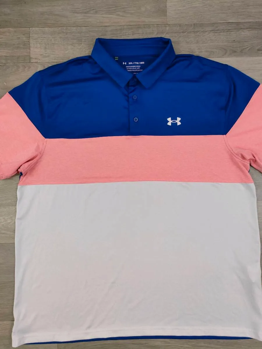 Under Armour The Playoff Golf Polo Shirt Mens XXL - Image 2