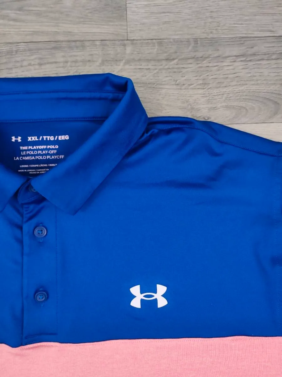 Under Armour The Playoff Golf Polo Shirt Mens XXL - Image 3