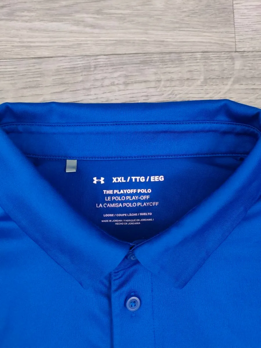 Under Armour The Playoff Golf Polo Shirt Mens XXL - Image 4