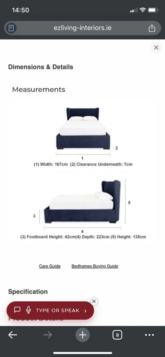 king size ottoman bed - Image 2