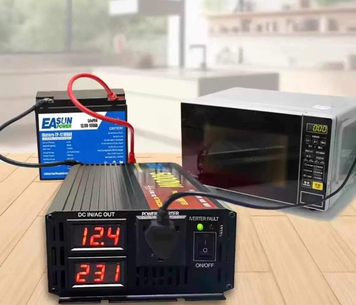 New 5000W Power DC 12V or 24V to AC 220V - Image 4