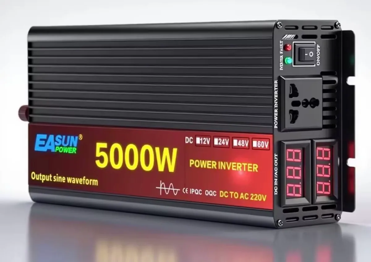 New 5000W Power DC 12V or 24V to AC 220V - Image 1