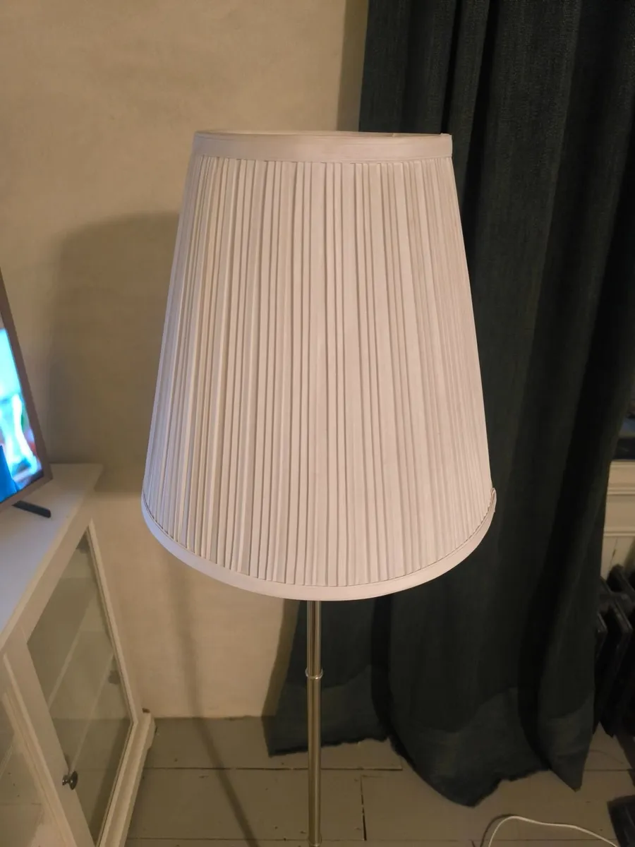 Arstid silver floor lamp (also one gold available) - Image 1