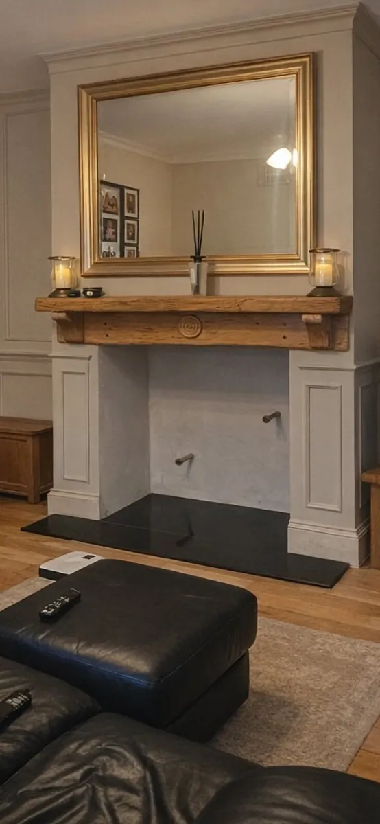 Spalted Beech mantle piece - Image 1
