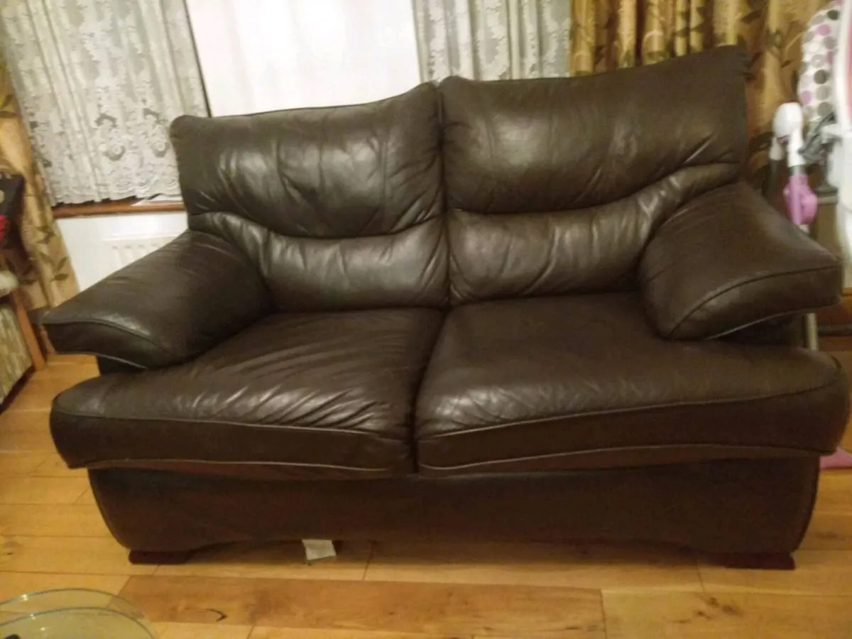 Leather Sofa - Image 4