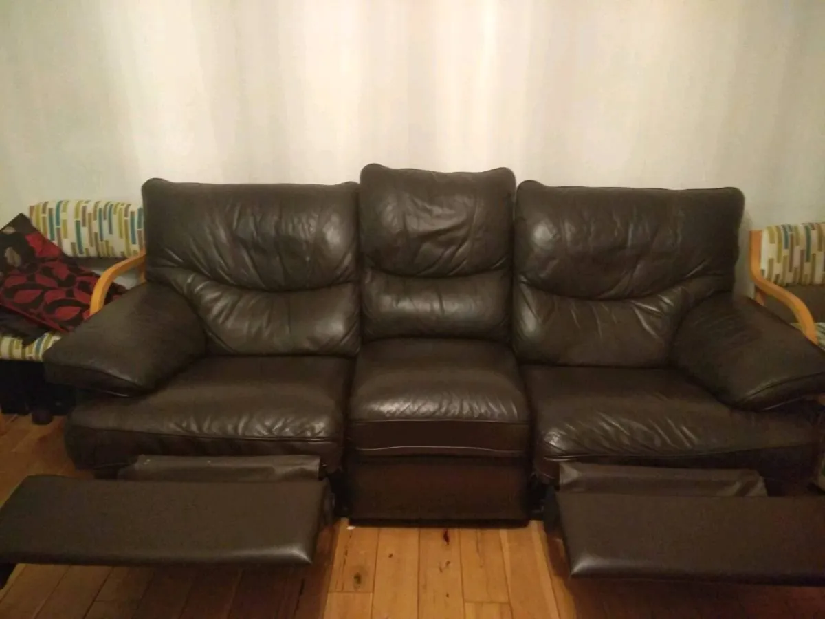 Leather Sofa - Image 1