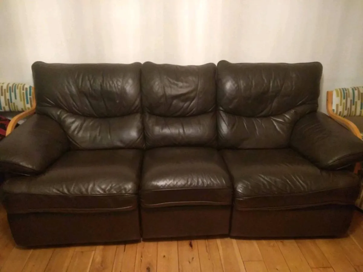 Leather Sofa - Image 2