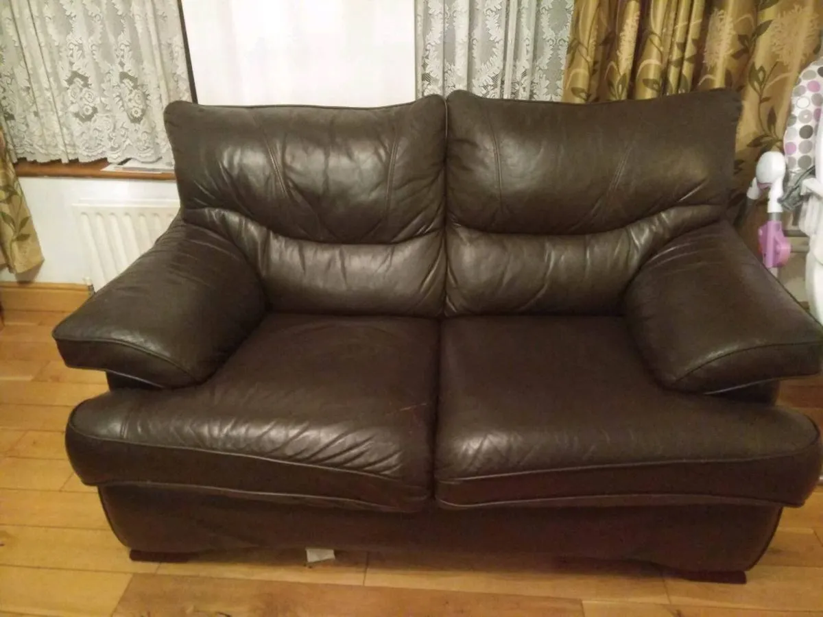 Leather Sofa - Image 3