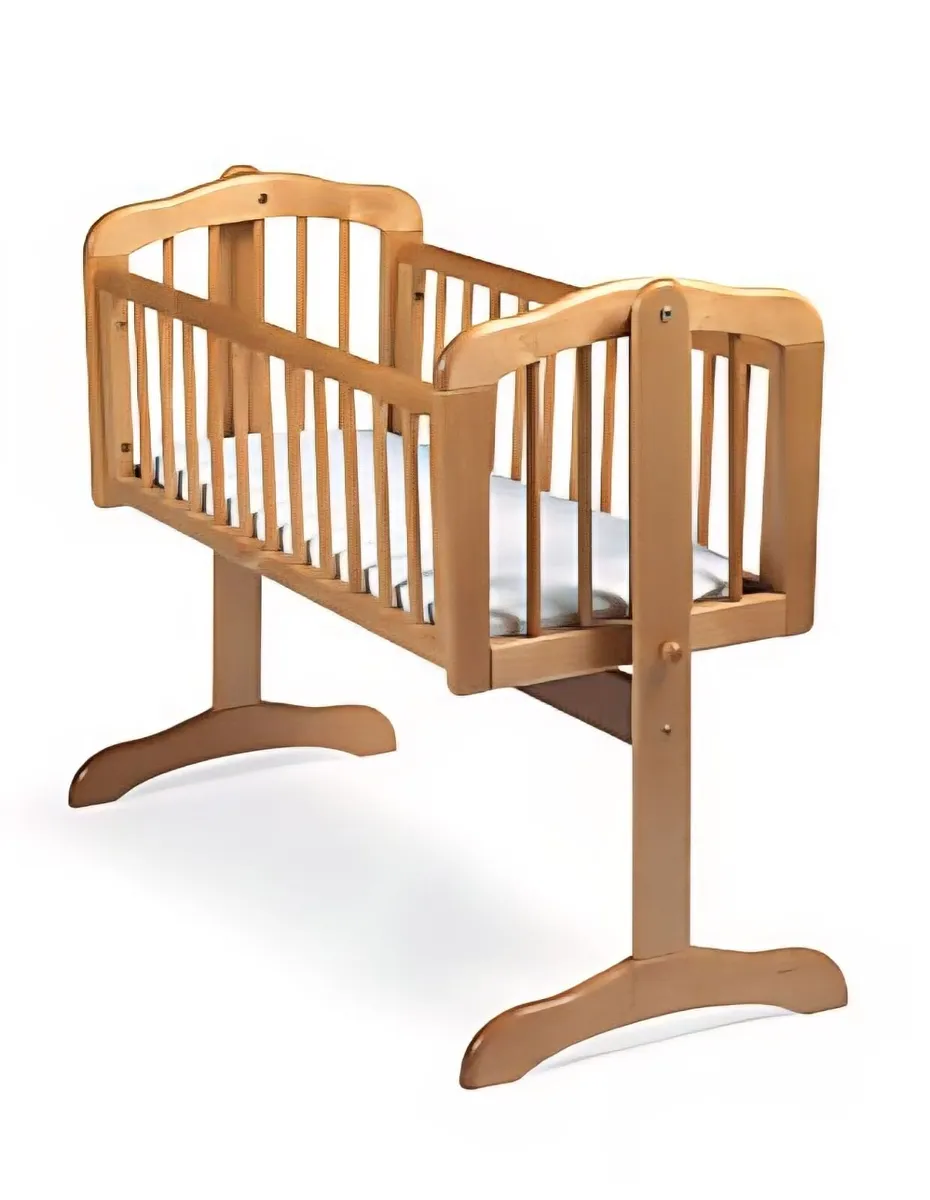 Wooden Swinging Crib - Image 1