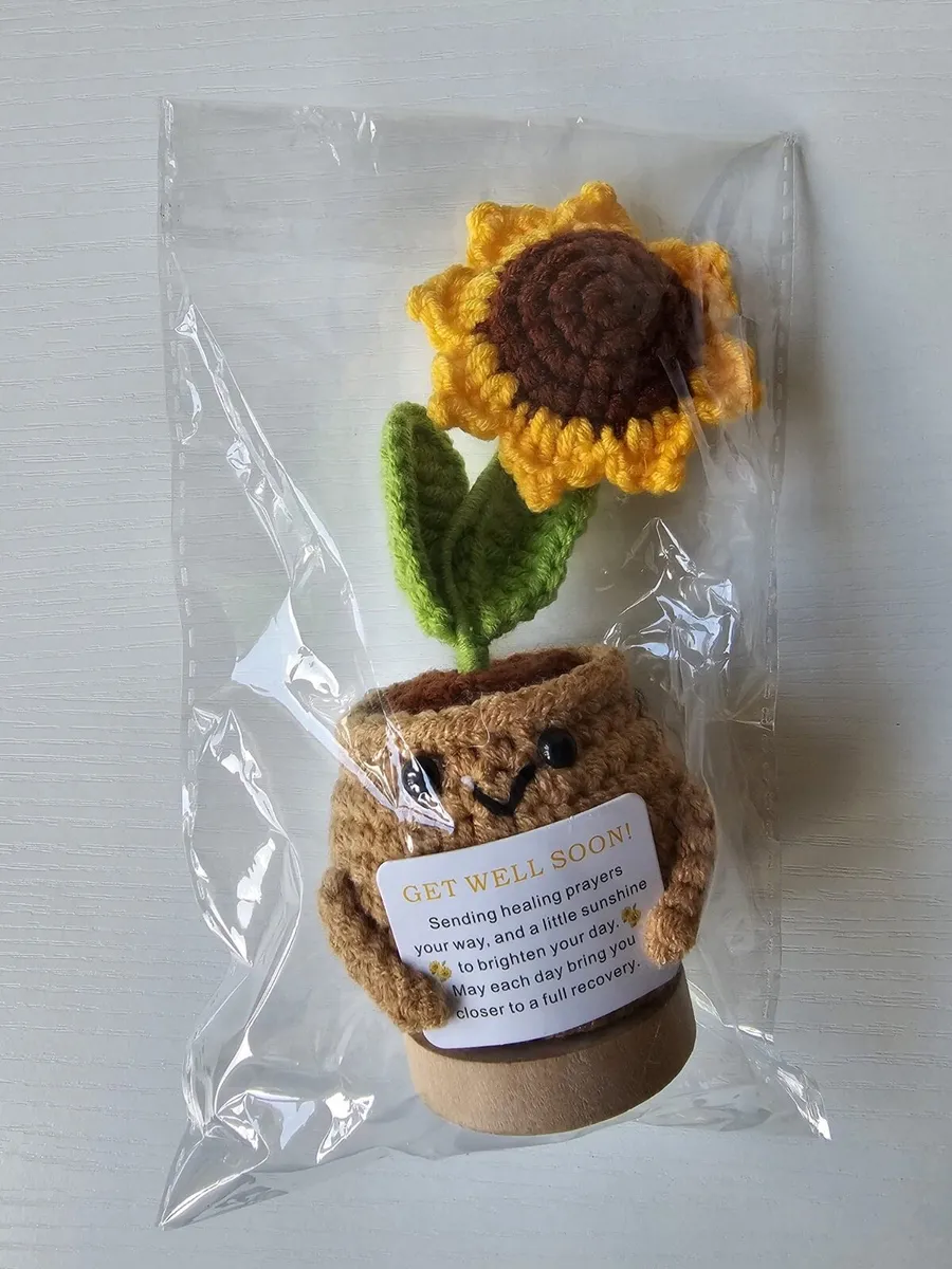 Brand new Get well soon sunflower ornament gift - Image 1