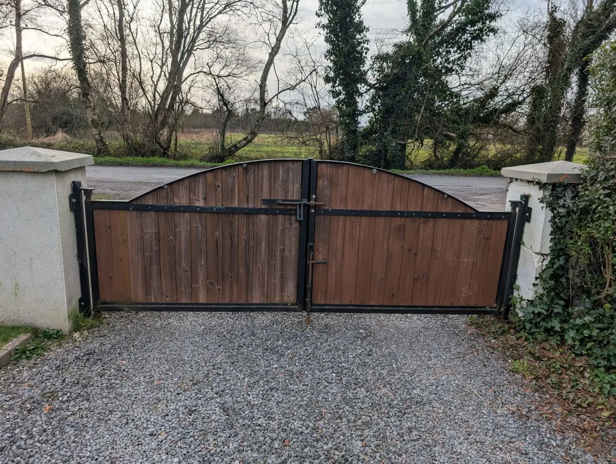 Steel Framed Wood Gates - Image 3