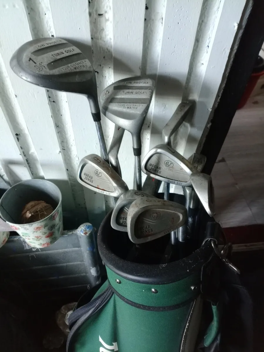 Full Set of Golf Clubs, Bag, and Balls - Image 2