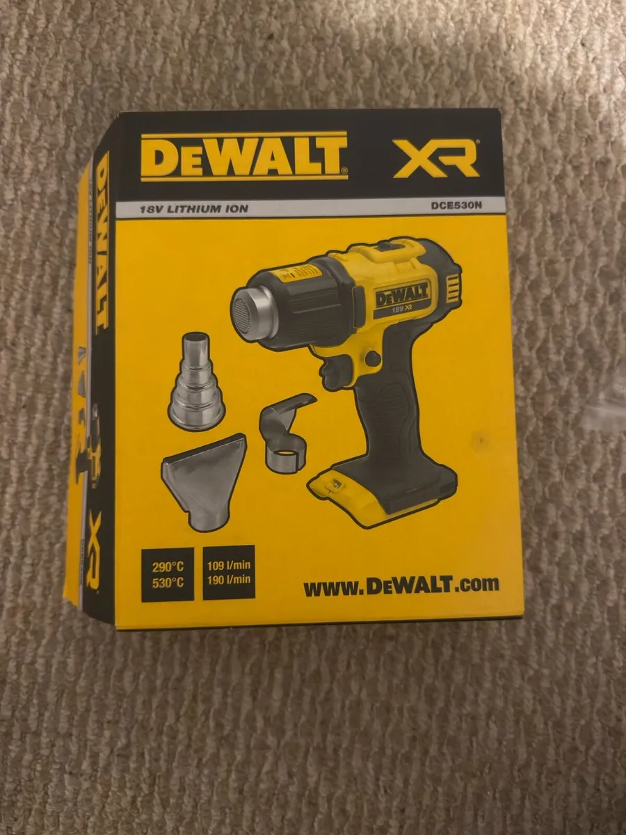 DeWalt DCE530N 18V XR Cordles Heat gun