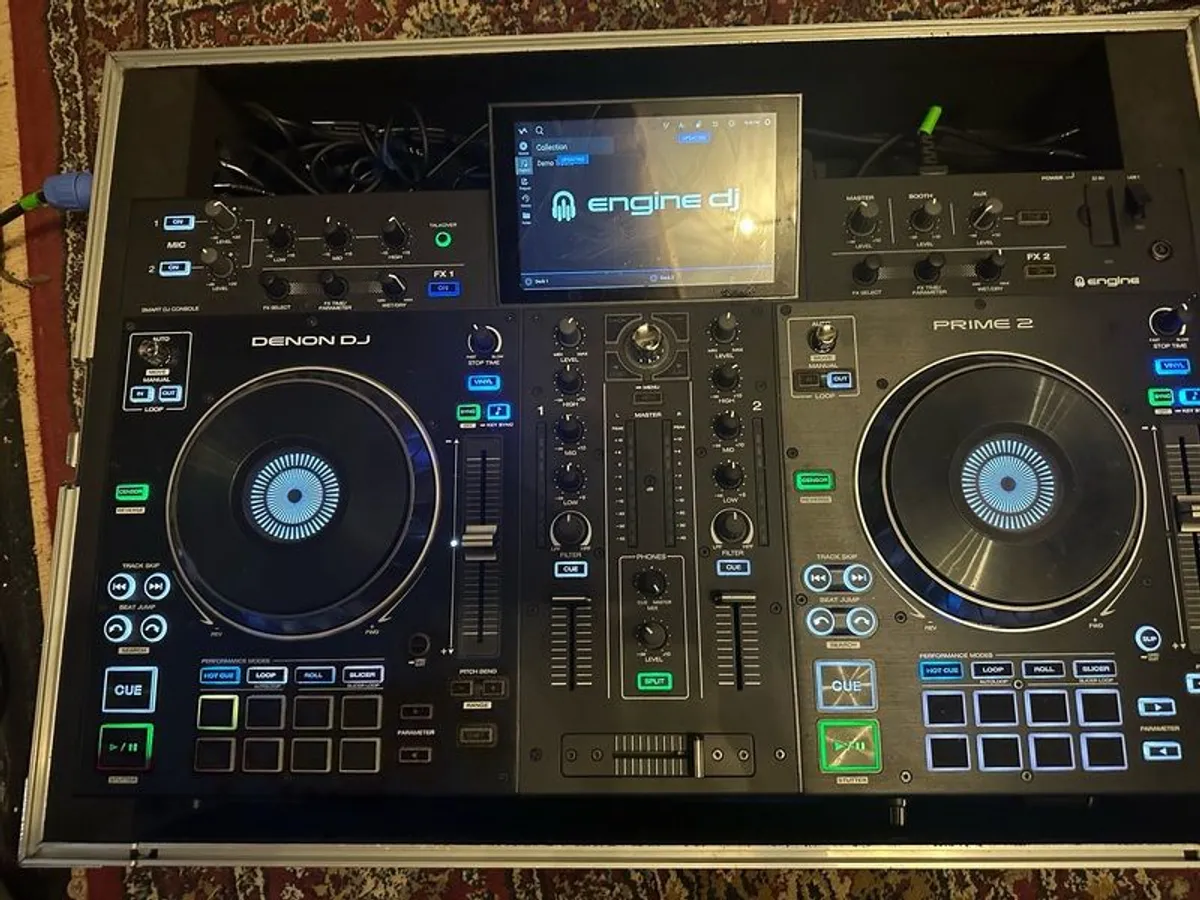 Denon Prime 2  with Custom flight case - Image 1