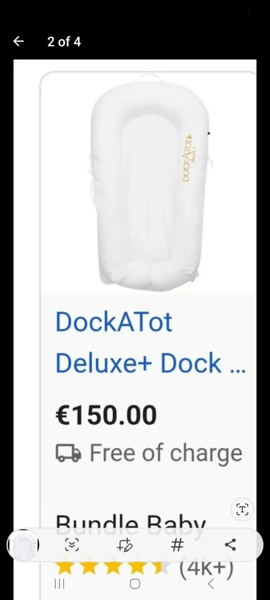 Dockatot delux  baby  sleeper - Image 1