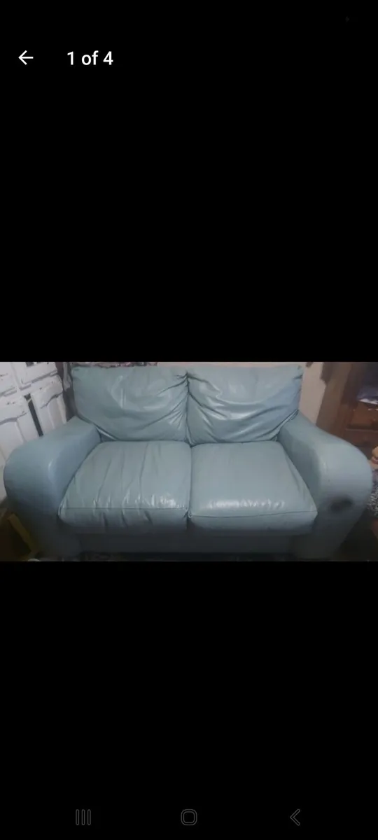 2 seater leather couch - Image 2