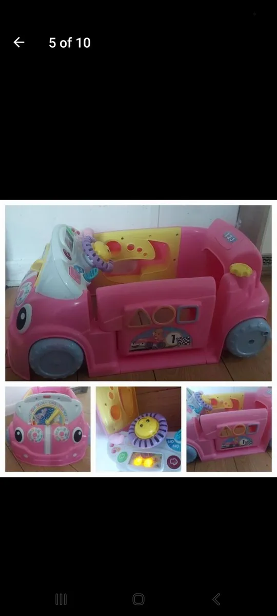 Fisherprice laugh and run car - Image 1
