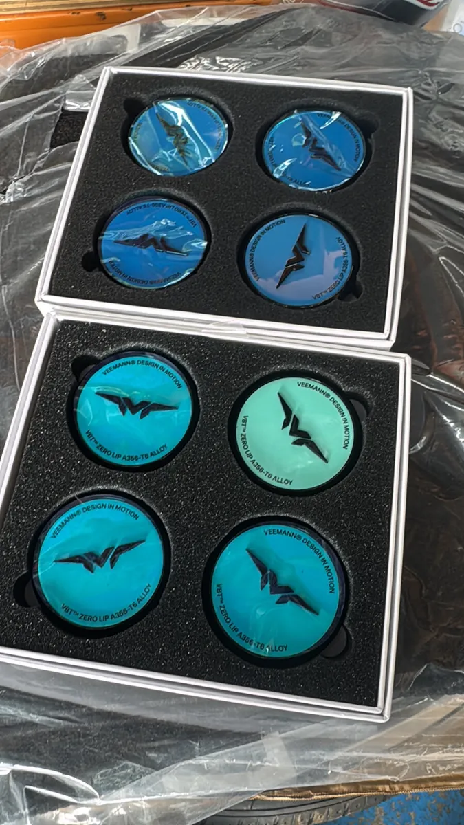 Upgrade to coloured centre caps www.fkalloys.ie