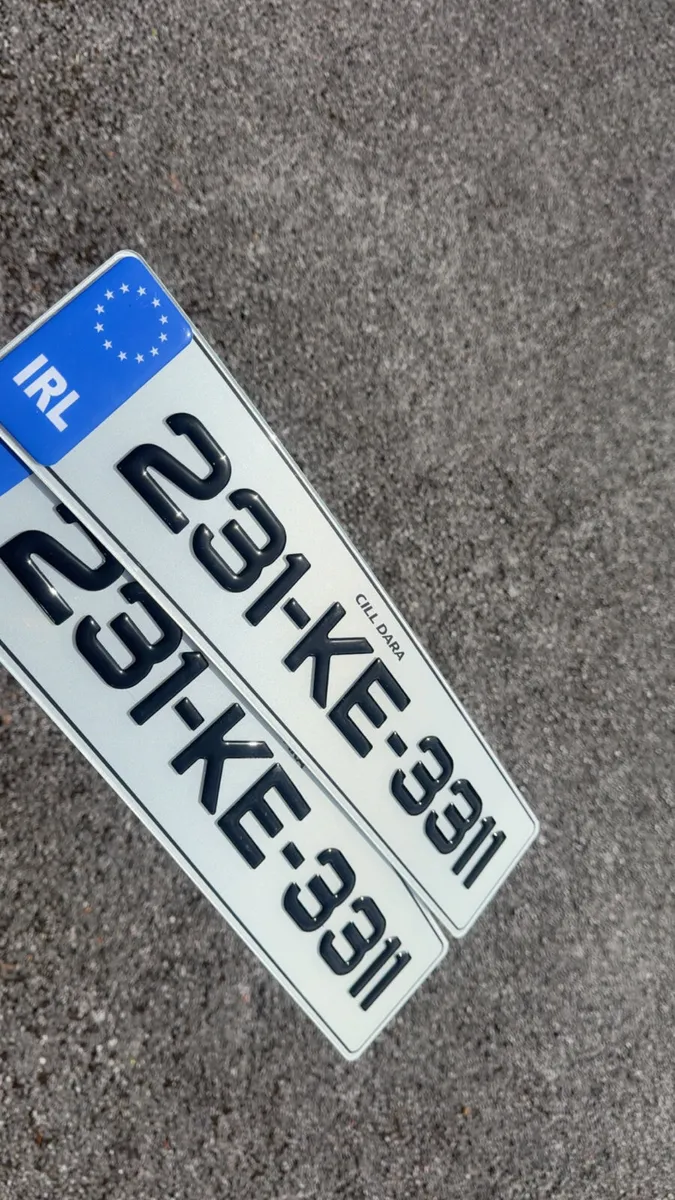 Ultimate gel number plates delivered - Image 1