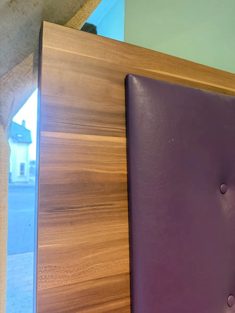 Purple Leather Bed Headboard - Image 4