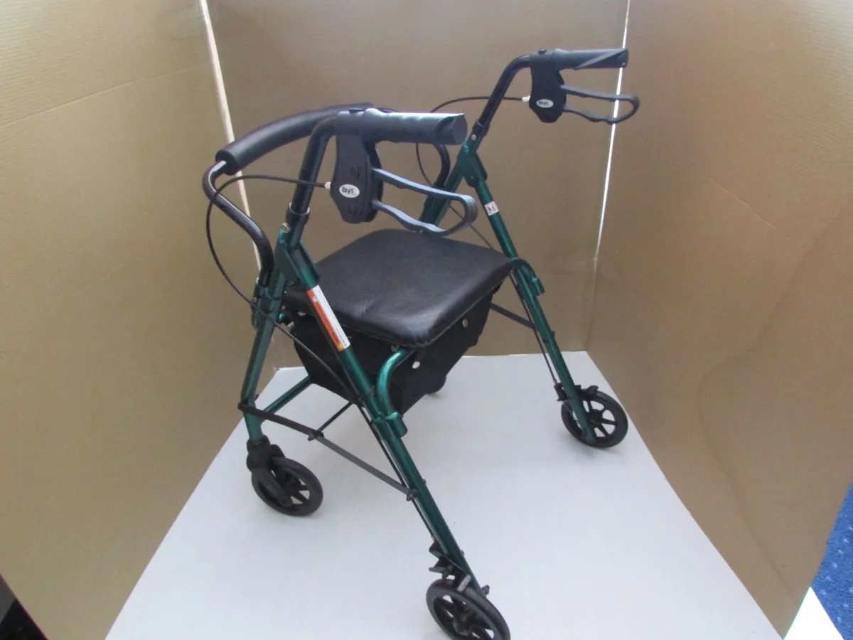 Green Mobility Rollator Walker + brakes - Image 3