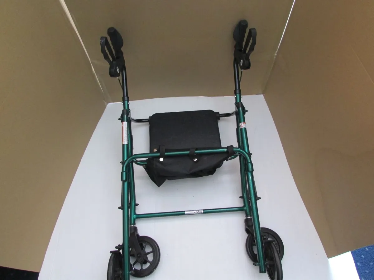 Green Mobility Rollator Walker + brakes - Image 4