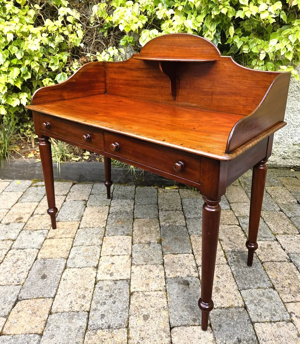 Victorian Mahogany Side Table- Circa 1870 - Image 1