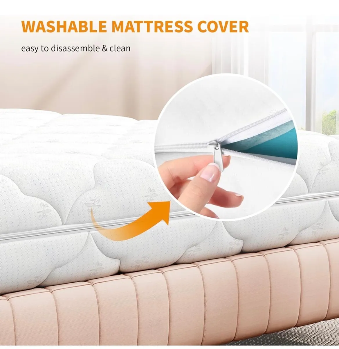 Small Double Mattresses 4ft, 15cm Foam Mattress wi - Image 3