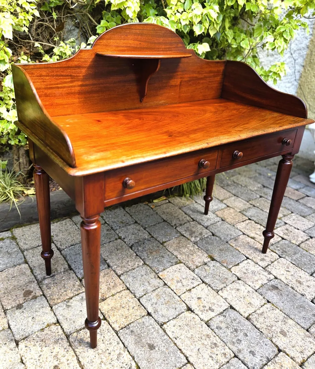 Victorian Mahogany Side Table- Circa 1870 - Image 2