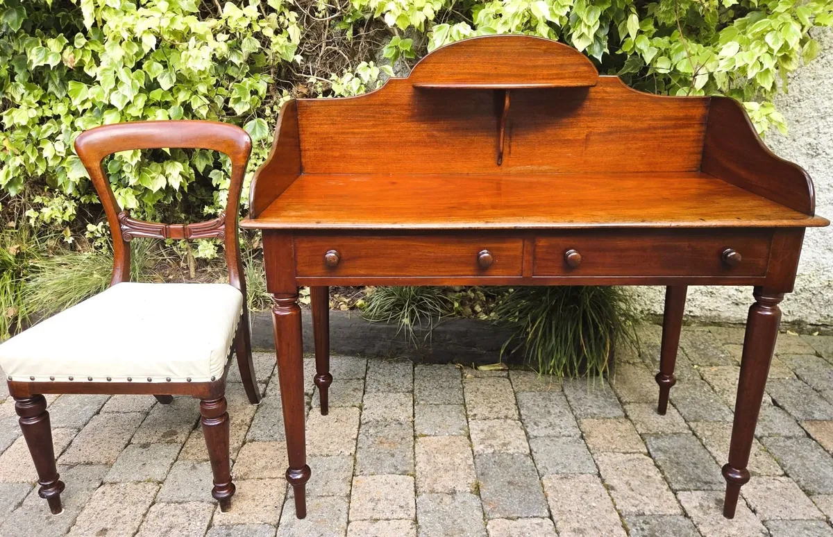 Victorian Mahogany Side Table- Circa 1870 - Image 3