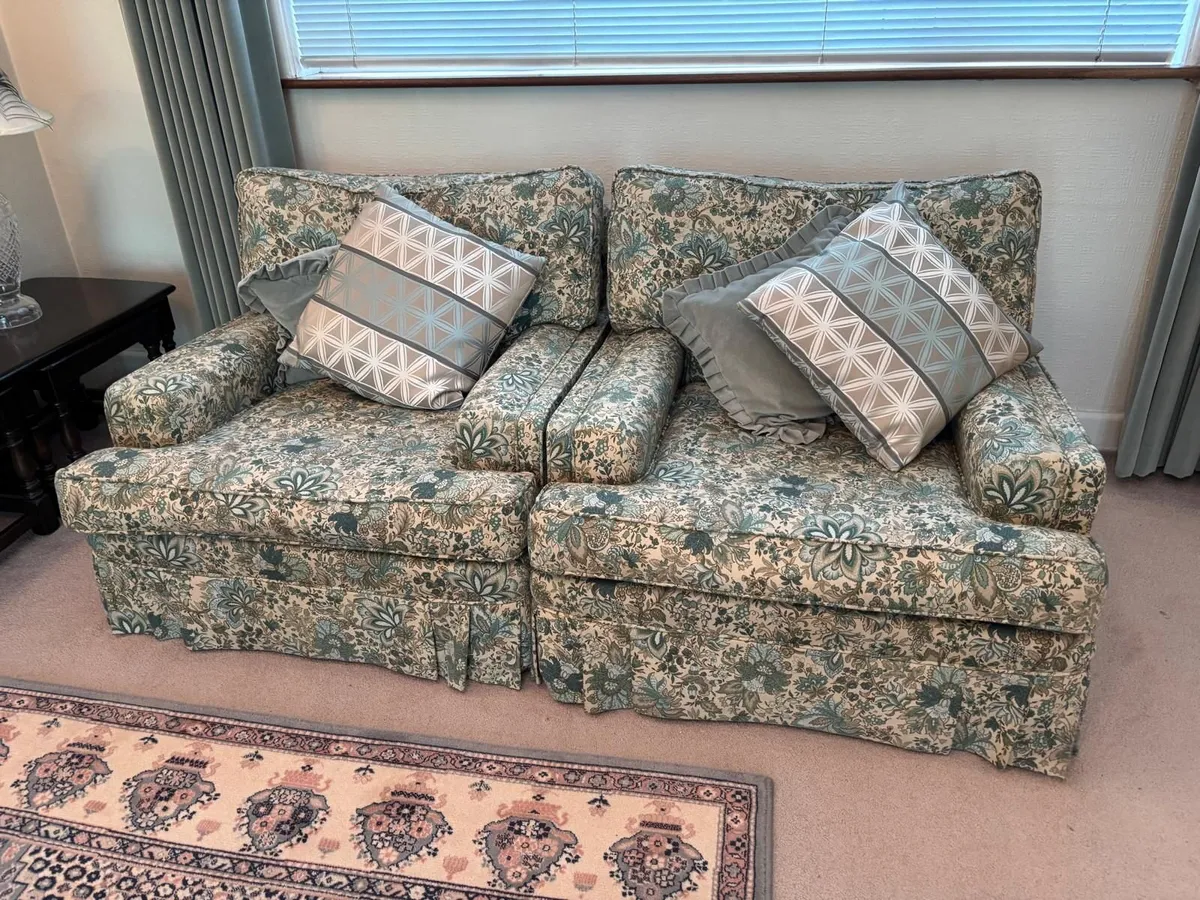 Couch (3 seater) and Armchairs (x2) - Image 2