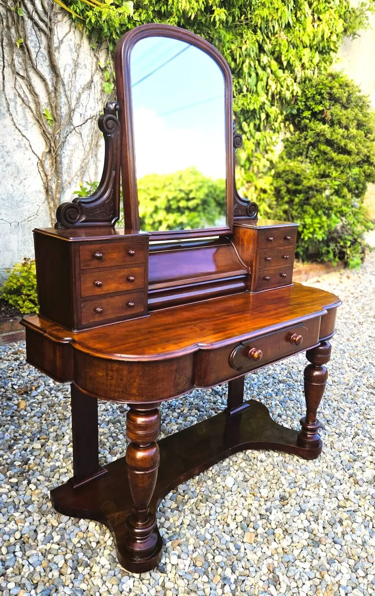 Victorian Duchess Dressing Table- Circa 1860 - Image 4