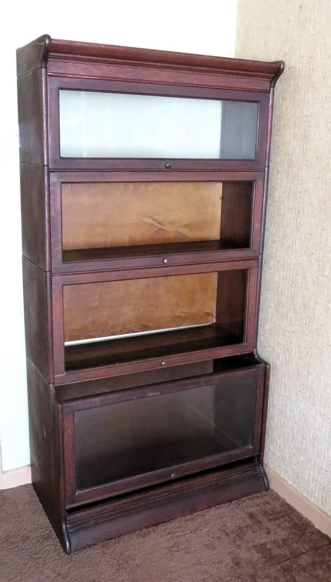 Antique Bookcase, Shelving Unit & Magazine Rack - Image 3