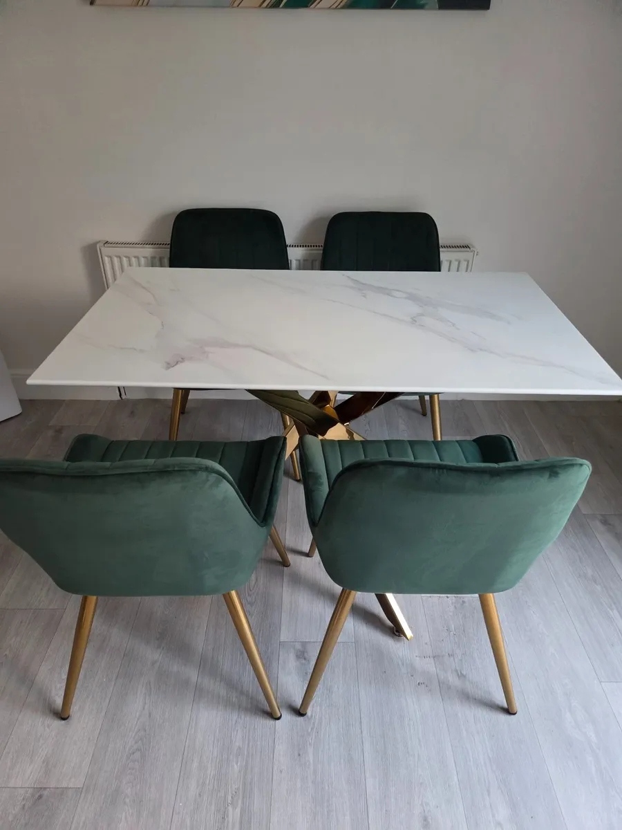 Dining Table & 4 Chairs - Image 1