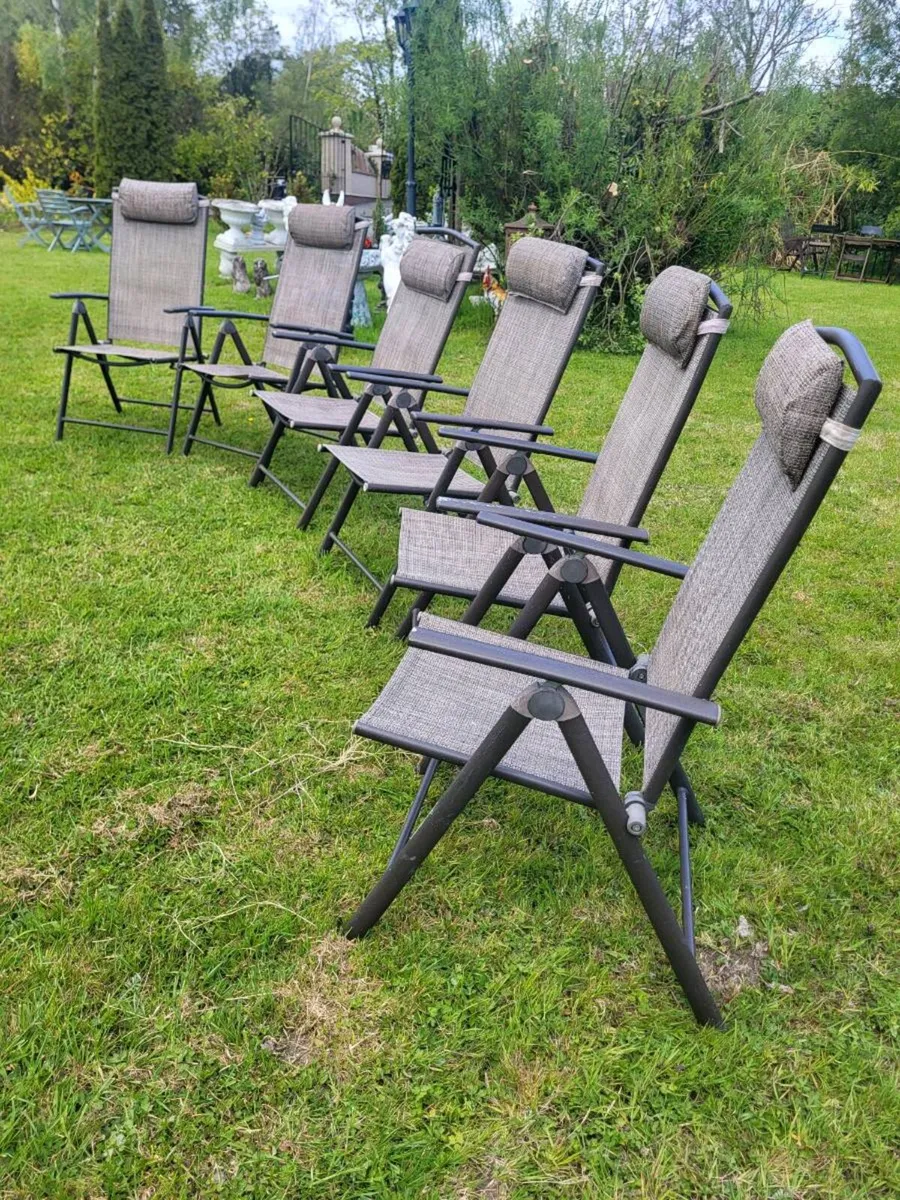 6 recliner garden chairs - Image 3