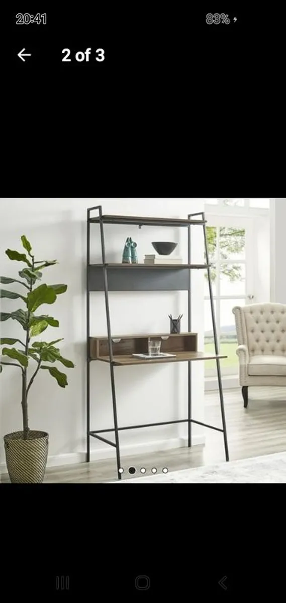 Desk with Shelves - Image 2