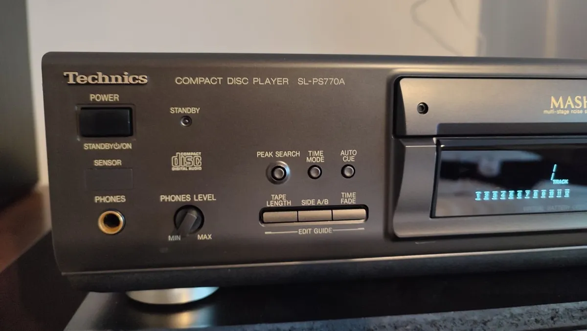 Technics SL-PS770A CD player. High model. Like NEW - Image 4