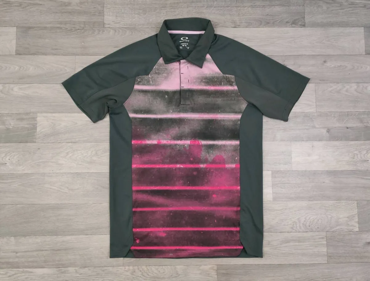 Oakley Golf Polo Shirt Mens Medium - Image 1