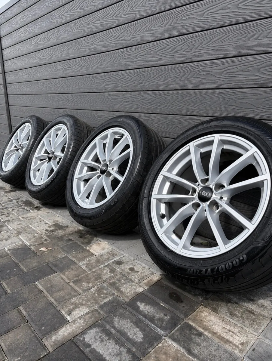 17” GENUINE AUDI ALLOY WHEELS & TYRES - Image 1