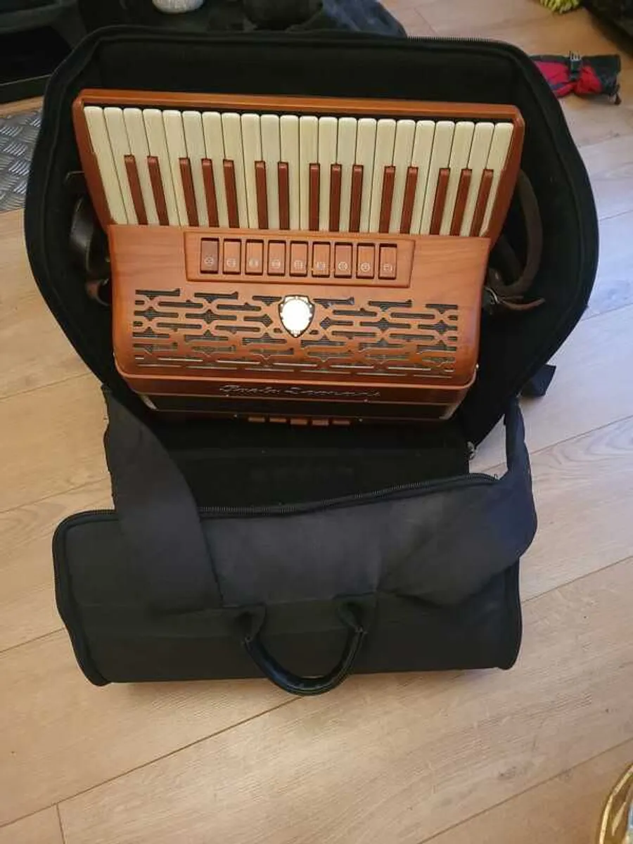 Paolo Soprani Wood Folk IV Piano Accordion - Image 2