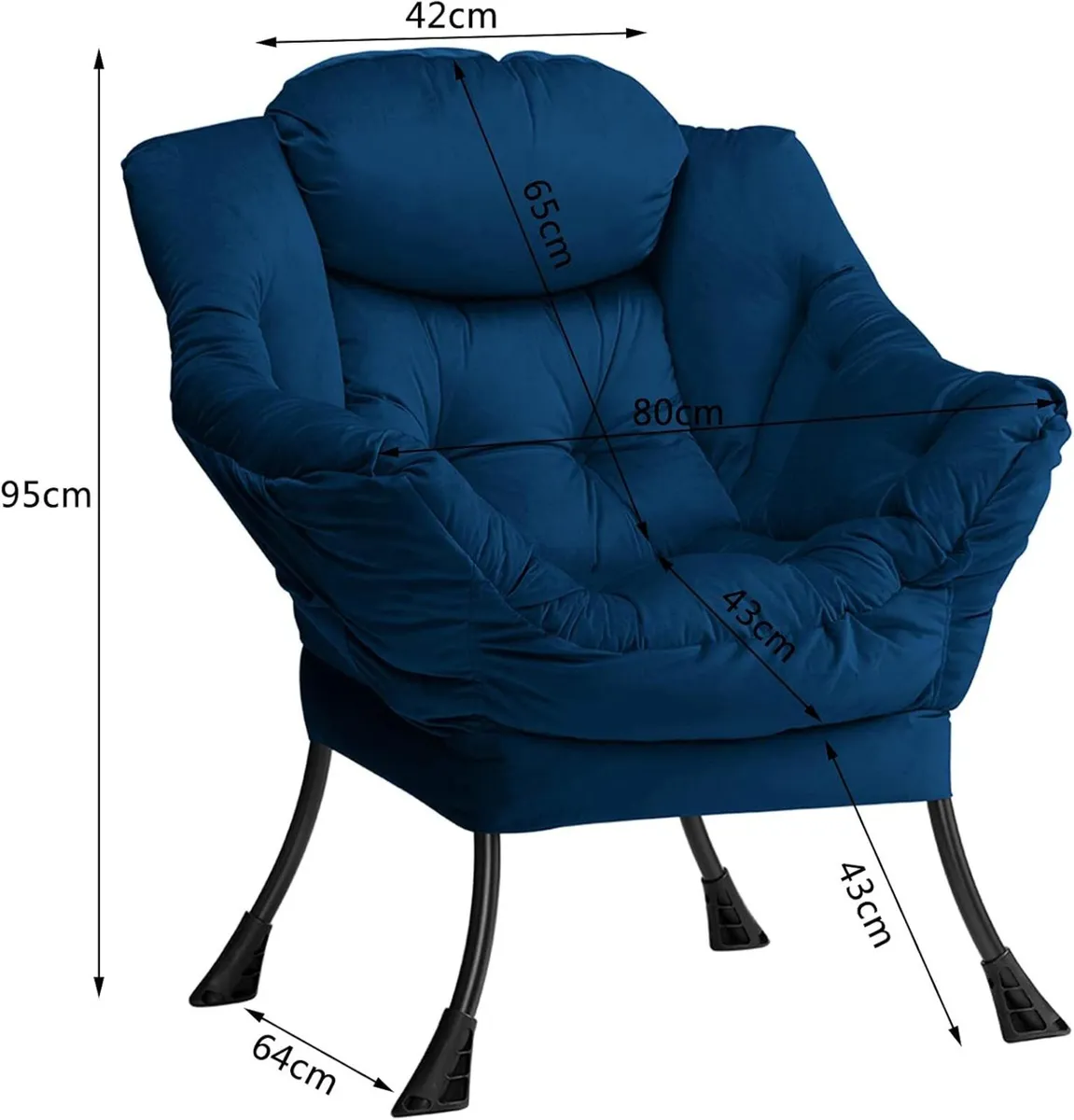 Comfy Armchair for Living Room Bedroom Reading - Image 3