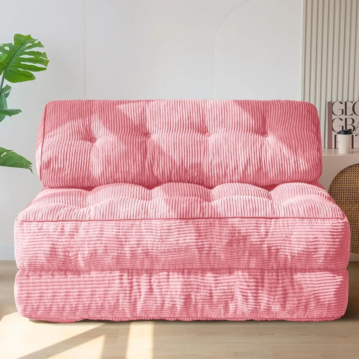 Folding Sofa Bed Convertible Sleeper Chair with - Image 2