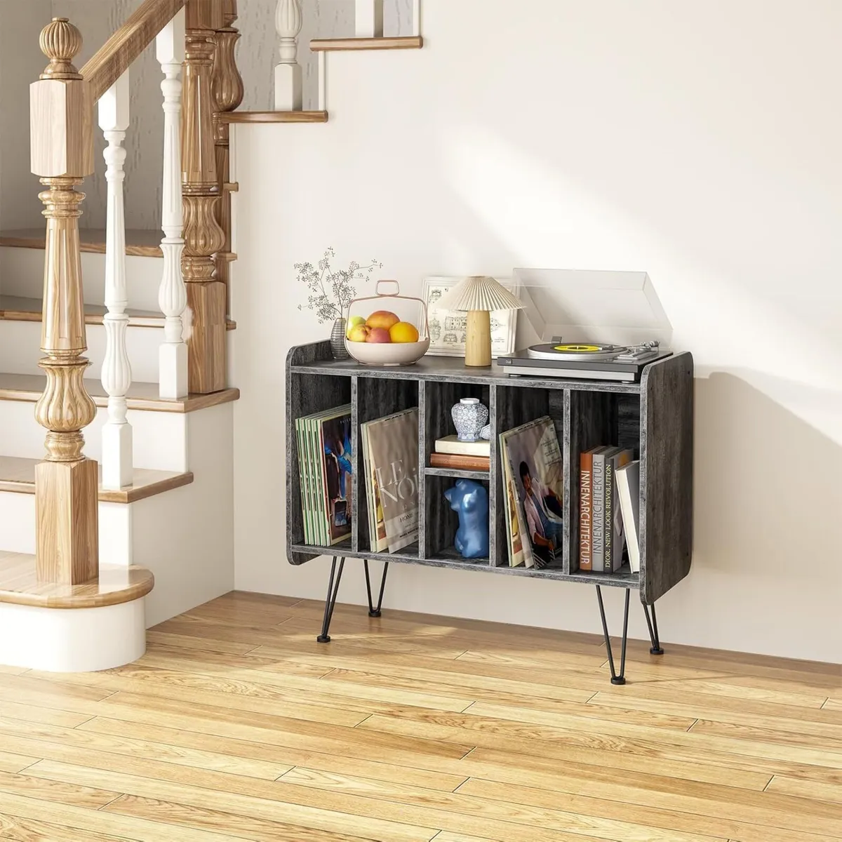 Record Player Stand VinylRecord Storage 3 Tier - Image 2